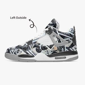 kokorepublic 699. AJ4 Basketball Sneakers -Grey Sole